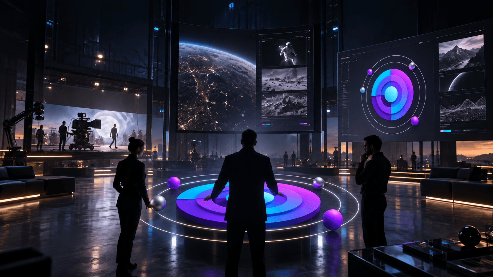 A 5th Symphony operational environment spanning creative and mission systems